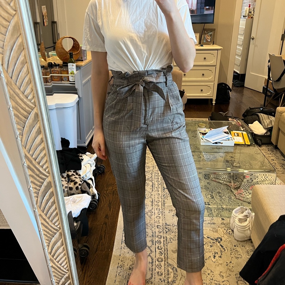 H&M Plaid Trousers